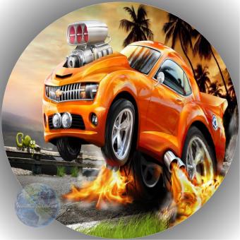 Tortenaufleger Esspapier Hot Wheels 2 