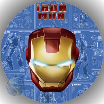 Tortenaufleger Esspapier Iron Man 23 