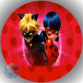 Tortenaufleger Esspapier Miraculous Ladybug 52 