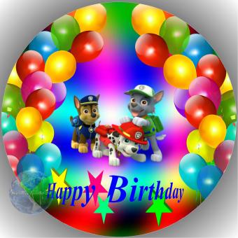 Tortenaufleger Fondant Paw Patrol 20 