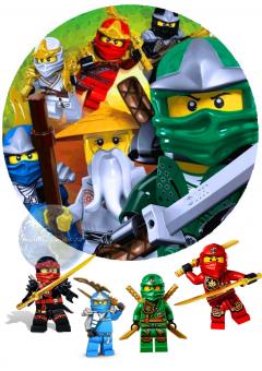 Tortenaufleger Fondant Lego Ninjago 25 