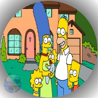 Tortenaufleger Esspapier Die Simpsons 21 
